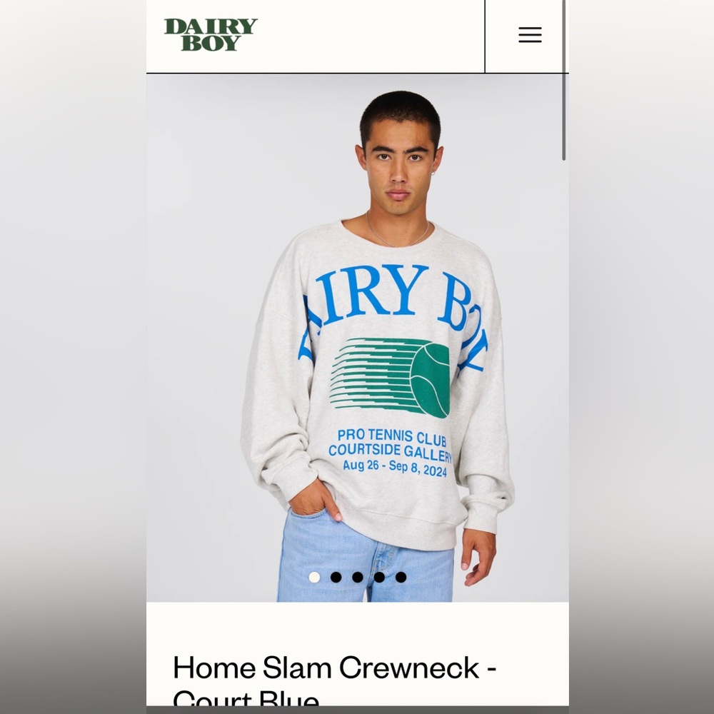Dairy Boy Home Slam Crewneck
